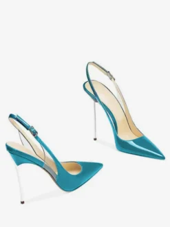 Escarpins à talons hauts pour femmes bout pointu bride arrière chaussures sexy