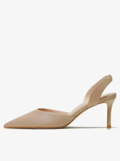Escarpins à talons noirs à bout pointu et talon aiguille pour femmes