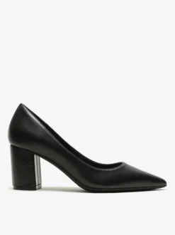 Escarpins à talons épais et bout pointu pour femmes