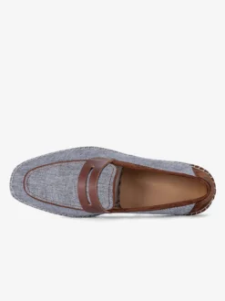 Espadrilles à enfiler pour homme avec semelle en corde tressée