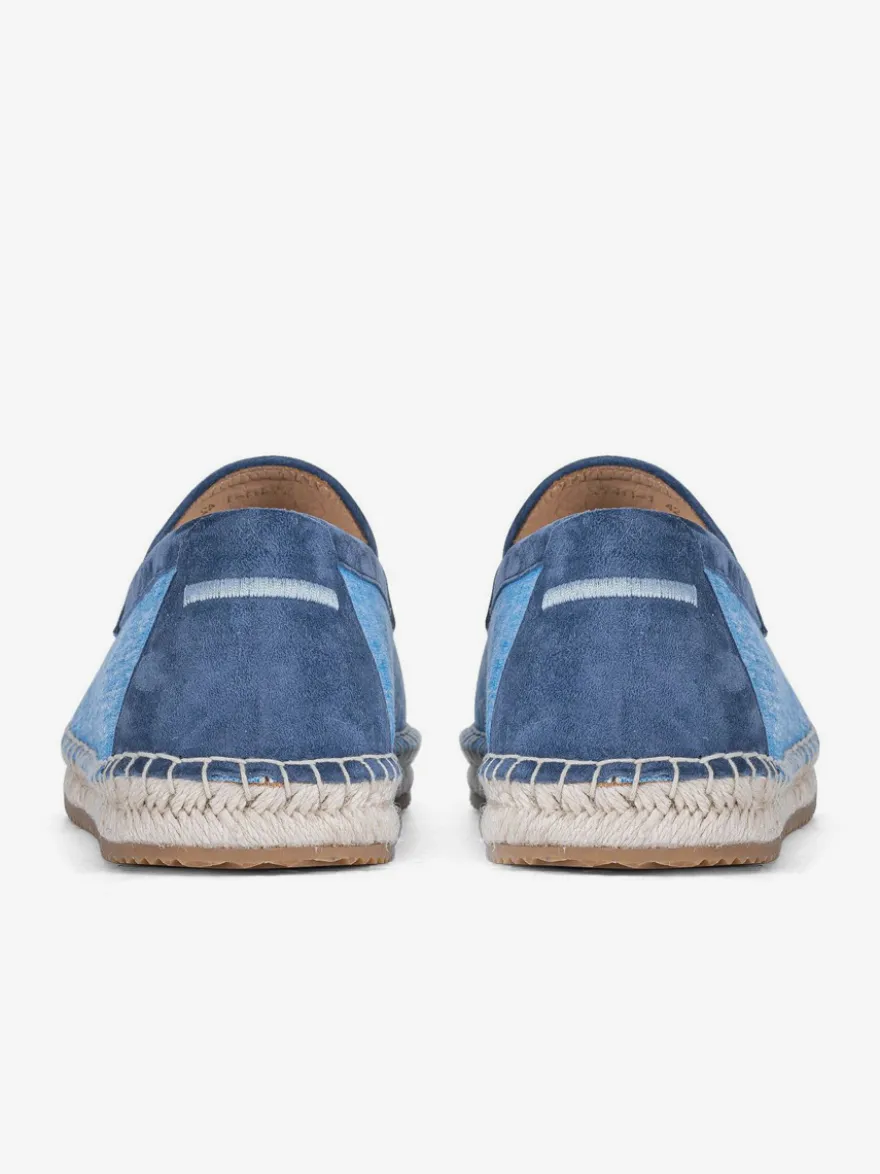 Espadrilles à enfiler pour homme avec semelle en corde tressée