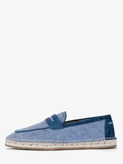 Espadrilles à enfiler pour homme avec semelle en corde tressée
