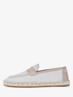 Espadrilles à enfiler pour homme avec semelle en corde tressée