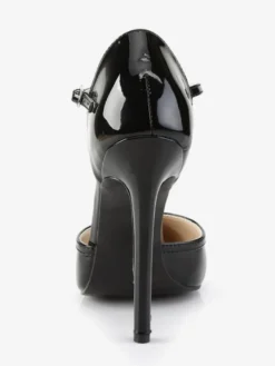 Femmes Escarpins Slip-On Bout Pointu Talon Aiguille Paillettes T-Strap Sexy Vintage Chaussures