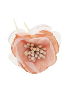 Fleurs épingle à cheveux mariage rose coiffe mariage 2 pièces
