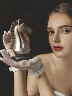 Gants de mariage Gants Nœuds en dentelle Gants de mariée