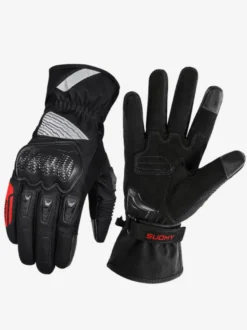 Gants En Polyester Hommes Vélo Escalade Gants De Randonnée Écran Tactile