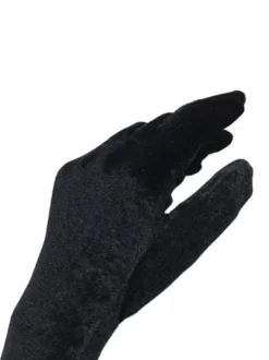 Gants Femme en Velours Unicolore
