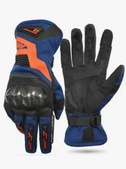 Gants Gris Moto Hommes Imperméables Coupe-Vent Course Vélo Escalade Randonnée