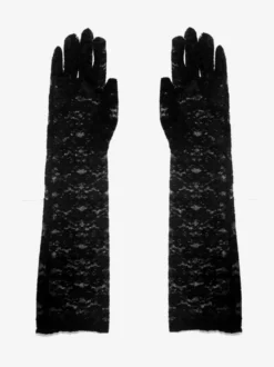 Gants Sexy Erotique Lingerie Accessoires Femme Fête Dentelle Noire