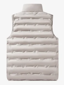 Gilet rembourré sans manches à col montant pour homme