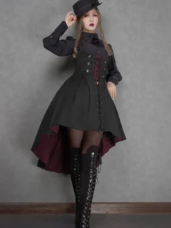 Gothic Lolita Jupe Corset Jumper Farron Alliance Lolita JSK Déguisements Halloween