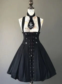 Gothic Lolita Jupe Corset Jumper Farron Alliance Lolita JSK Déguisements Halloween