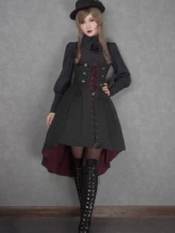 Gothic Lolita Jupe Corset Jumper Farron Alliance Lolita JSK Déguisements Halloween