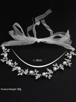 Guirlande de mariée couronne mariage argent