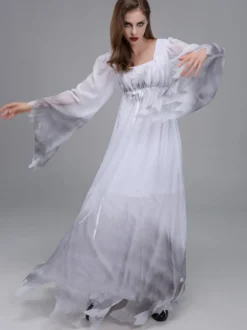 Halloween Costume de zombie d'horreur costume de fantôme d'halloween costume de fantôme féminin costume de mariée vampire costume d'halloween