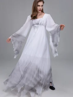 Halloween Costume de zombie d'horreur costume de fantôme d'halloween costume de fantôme féminin costume de mariée vampire costume d'halloween