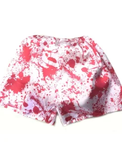 Halloween Costume effrayant d'Halloween pour les décorations de boule d'oeil rouge adulte Short en fibre de polyester Costume de vacances