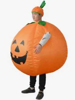 Halloween Costume Gonflable Citrouille Cosplay Drôle Unisexe Pour Stature 1.5 m-2 m Cadeau Déguisements Halloween Fête Soirée de Costume
