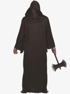 Halloween Costumes d'Halloween de Noël Noir Unisexe Vintage Pardessus Polyester Costumes de vacances
