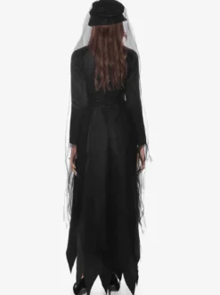 Halloween Costumes d'Halloween pour femmes Costume de mariée Vampire Costume de scène de spectacle pour femmes adultes