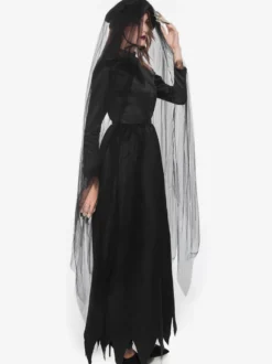 Halloween Costumes d'Halloween pour femmes Costume de mariée Vampire Costume de scène de spectacle pour femmes adultes