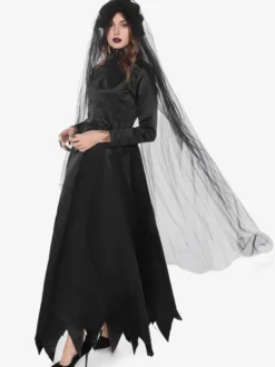 Halloween Costumes d'Halloween pour femmes Costume de mariée Vampire Costume de scène de spectacle pour femmes adultes