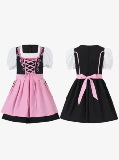 Halloween Costumes d'Halloween pour enfants Ensemble de polyester Halloween bleu ciel clair Robe pour enfants