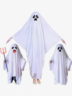Halloween Costumes d'Halloween pour enfants Ensemble de polyester d'Halloween rose Cape pour enfants