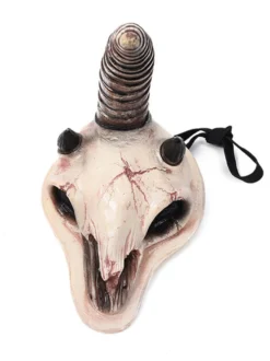 Halloween Décorations effrayantes d'Halloween pour les décorations de vacances de chapeaux de diable en fibre de polyester gris clair pour adultes