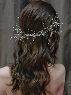 Headpiece Wedding Headwear Perle Métal Accessoires de cheveux de mariée