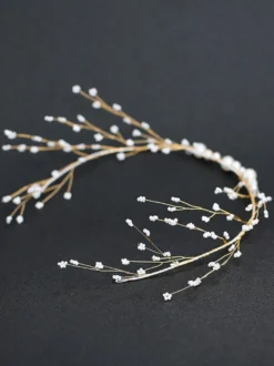 Headpiece Wedding Headwear Perle Métal Accessoires de cheveux de mariée