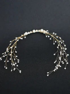 Headpiece Wedding Headwear Perle Métal Accessoires de cheveux de mariée
