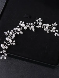 Headpiece Wedding Headwear Perle Strass Accessoires De Cheveux Pour La Mariée