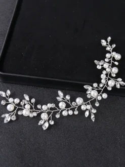 Headpiece Wedding Headwear Perle Strass Accessoires De Cheveux Pour La Mariée