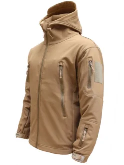 Hommes Vestes À Capuche Chic Deep Grey Black Amazing Jacket