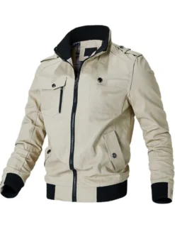 Hommes Vestes Casual Black Portrait Portrait Décolleté Manches Longues manches à la mode Hiver