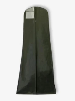 Housse anti-poussière pour robe de mariée sac élargi Double face blanc Non tissé épais à longue queue
