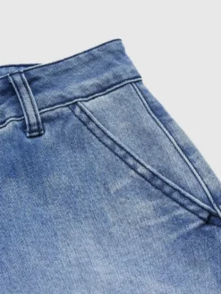 Jean clair taille haute court