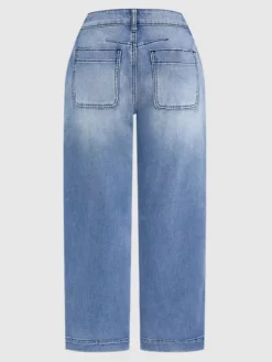 Jean clair taille haute court