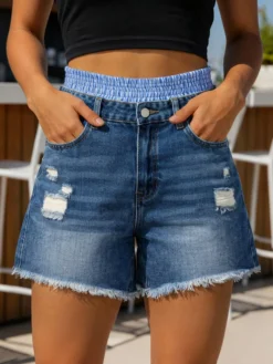 Jeans pour femmes bas en denim jeans modernes et décontractés