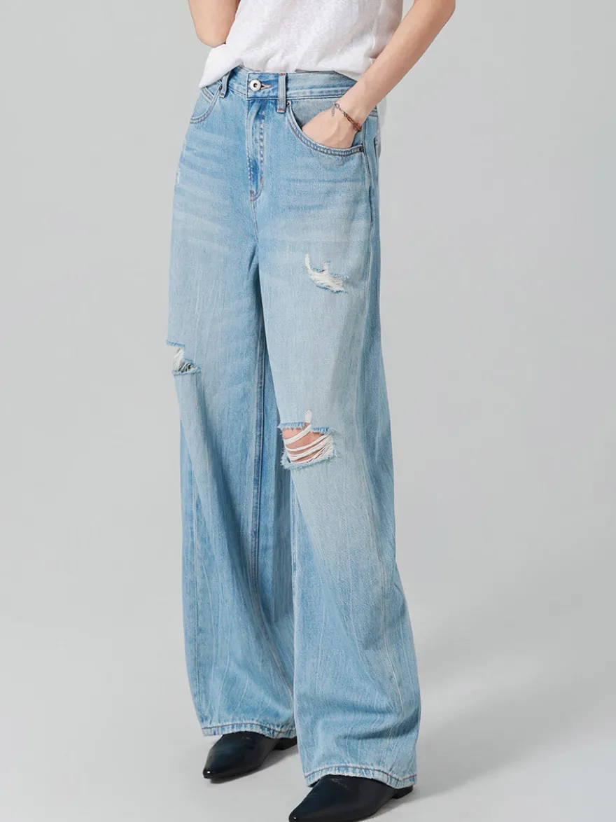 Jeans pour femmes bas sexy et décontractés taille haute