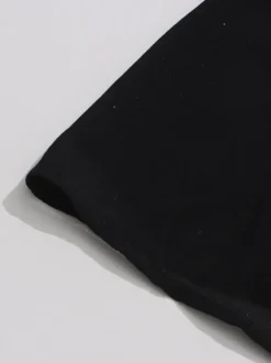 Jupe longue asymétrique portefeuille en mousseline de soie à taille ceinturée en similicuir et empiècements en PU