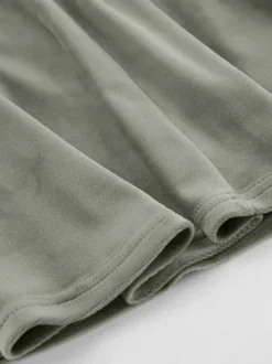 Jupe longue sirène moulante taille haute en faux daim extensible