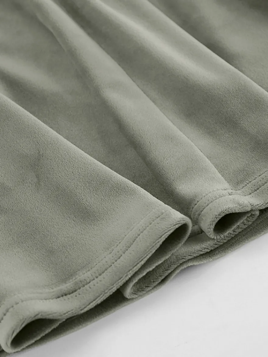 Jupe longue sirène moulante taille haute en faux daim extensible