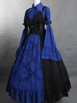 Jupes Lolita Gothique SK Bleu