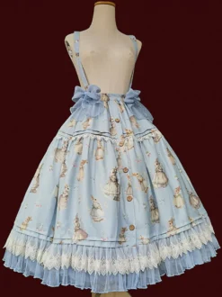 Jupes Lolita Infanta Lolita SK Light Apricot Bows