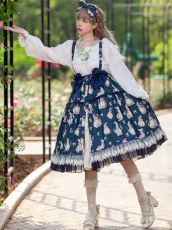 Jupes Lolita Infanta Lolita SK Light Apricot Bows