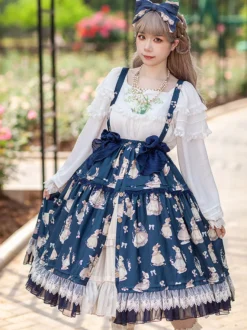 Jupes Lolita Infanta Lolita SK Light Apricot Bows