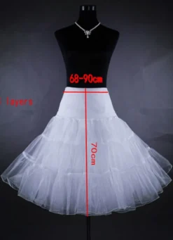 Jupon de mariage blanche en taffetas Jupon de soirée Jupon de robe